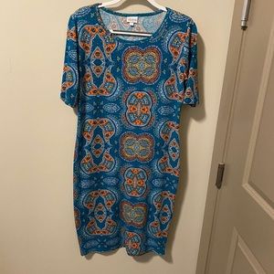 Paisley print dress